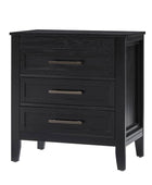 Simona 3-Drawer Nightstand with Built-In Power Outlet