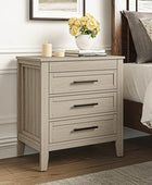 Simona 3-Drawer Nightstand with Built-In Power Outlet