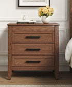 Simona 3-Drawer Nightstand with Built-In Power Outlet