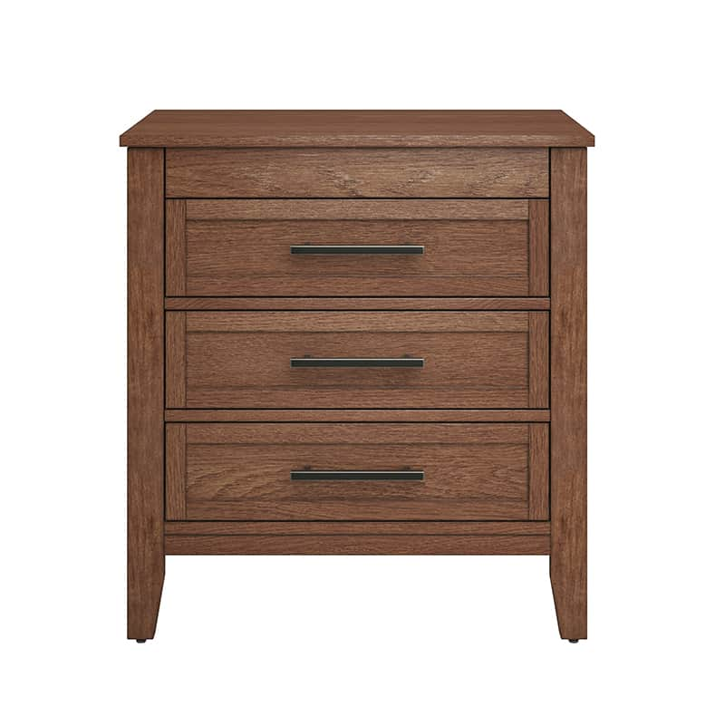 Simona 3-Drawer Nightstand with Built-In Power Outlet