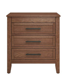 Simona 3-Drawer Nightstand with Built-In Power Outlet