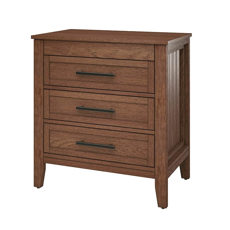 Simona 3-Drawer Nightstand with Built-In Power Outlet