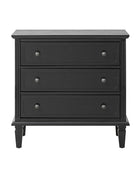 Transitional Wood Nightstand with Drawers and Power Outlet(Optional Types)