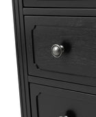 Transitional Wood Nightstand with Drawers and Power Outlet(Optional Types)