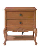 Nina Traditional Modern Exquisite Nightstand with Hidden Drawer