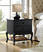 Nina Traditional Modern Exquisite Nightstand with Hidden Drawer