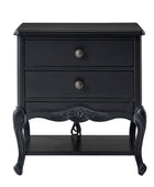 Nina Traditional Modern Exquisite Nightstand with Hidden Drawer