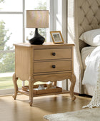 Nina Traditional Modern Exquisite Nightstand with Hidden Drawer