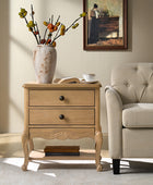 Nina Traditional Modern Exquisite Nightstand with Hidden Drawer