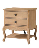 Nina Traditional Modern Exquisite Nightstand with Hidden Drawer