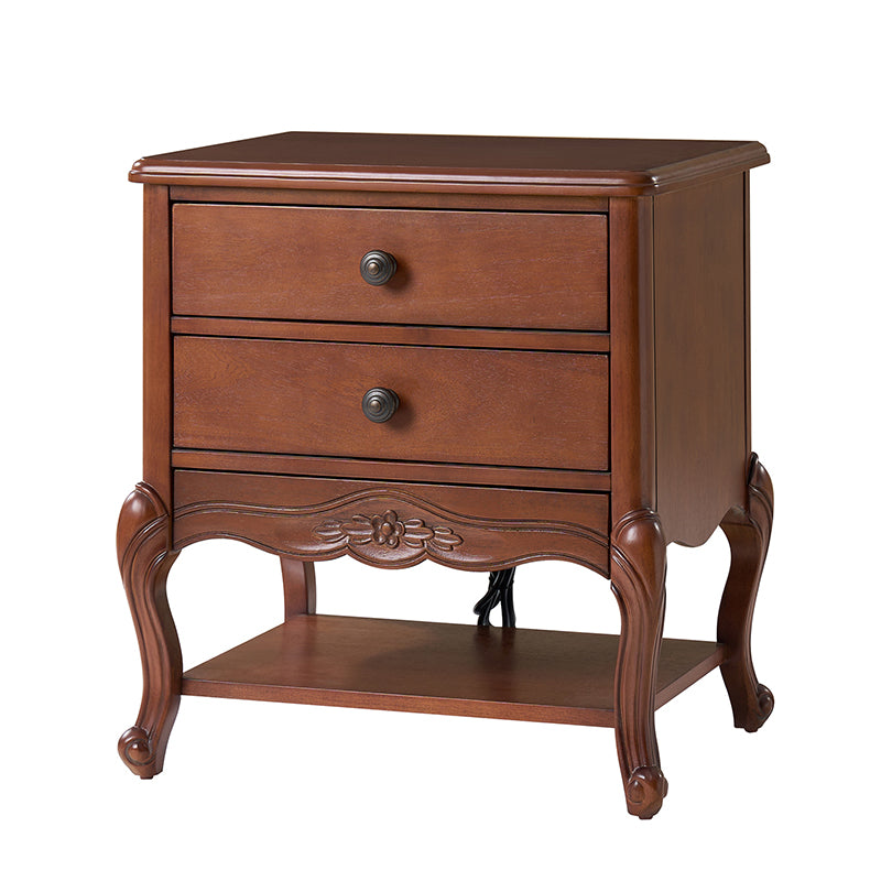 Nina Traditional Modern Exquisite Nightstand with Hidden Drawer