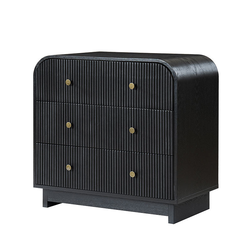 Albert Yanick 27" Tall 3-Drawer Nightstand