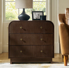 Albert Yanick 27" Tall 3-Drawer End Table