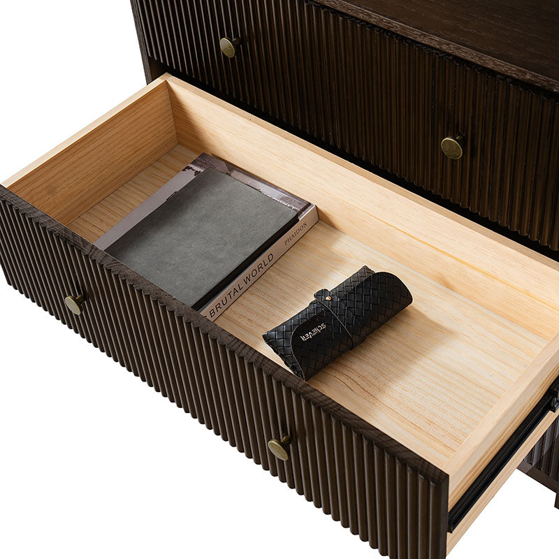 Albert Yanick 27" Tall 3-Drawer Nightstand