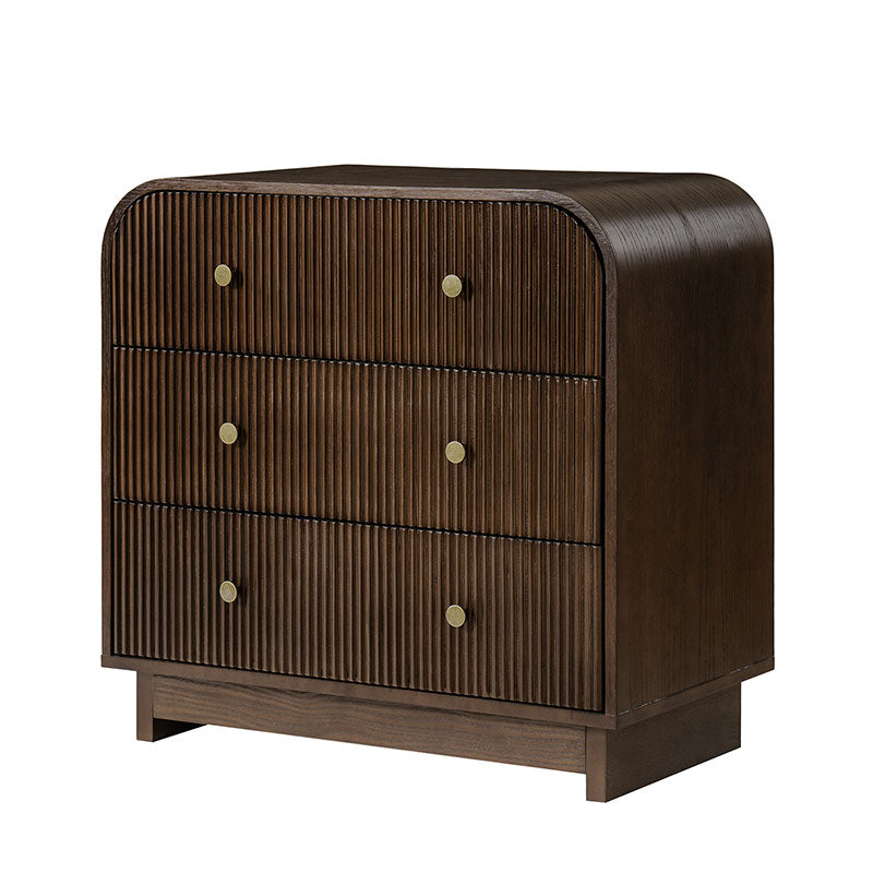 Albert Yanick 27" Tall 3-Drawer Nightstand