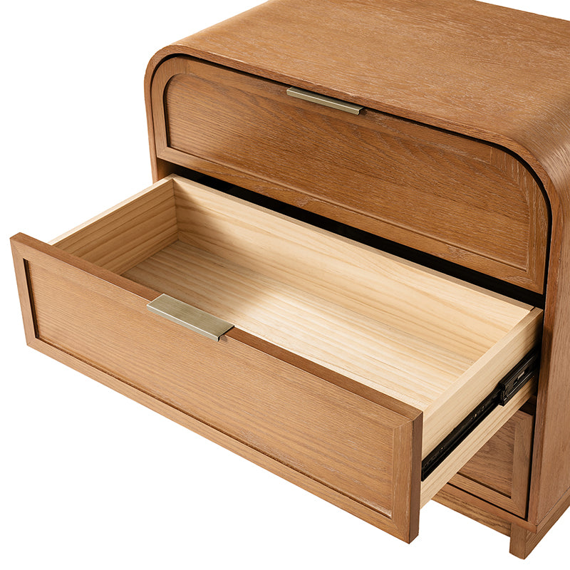 Albert Yanick 3-Drawer Nightstand