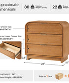 Albert Yanick 3-Drawer Nightstand