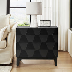 Kamu 2 - Drawer End Table Chest with Built-in Outlets(Optional Types)
