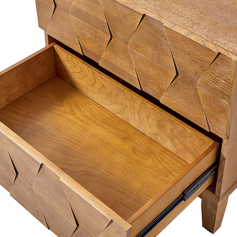 Kamu 2 - Drawer End Table with Built-in Outlets(Optional Types)