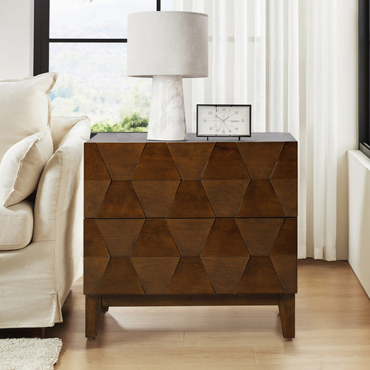 Kamu 2 - Drawer End Table with Built-in Outlets(Optional Types)