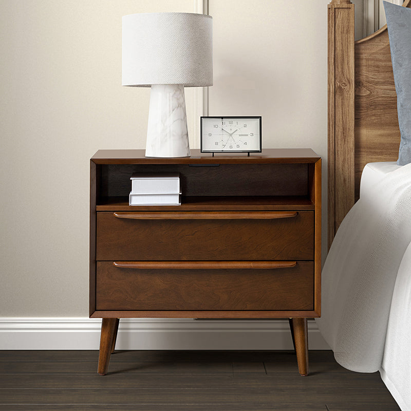 Nightstand with built in sales lamp