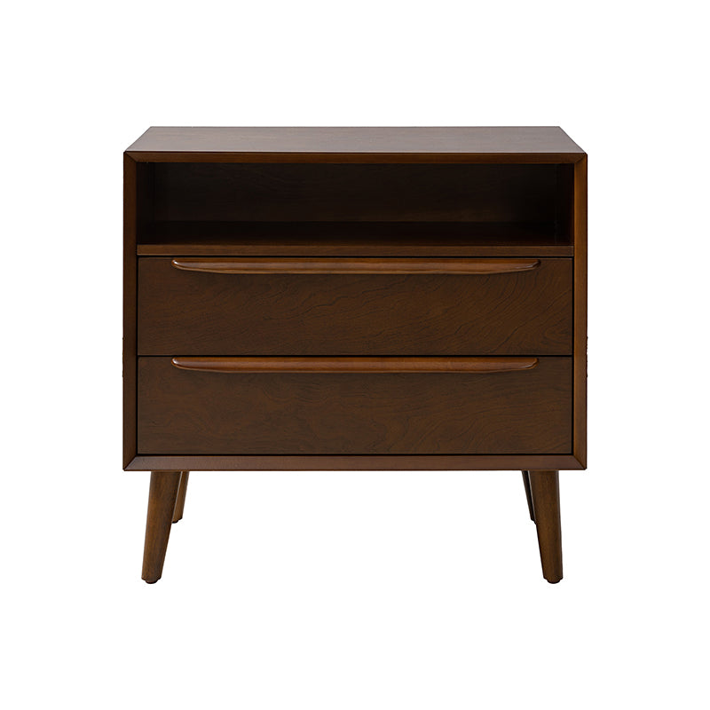 Lilian 2 - Drawer Nightstand with Built-In Outlets