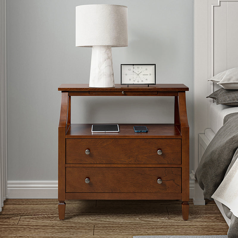 Grace 2 - Drawer Nightstand with Built-In Outlets