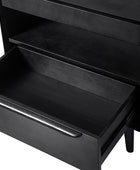 Giralda 2-Drawer Mid-century Modern Nightstand with Built-In Outlets