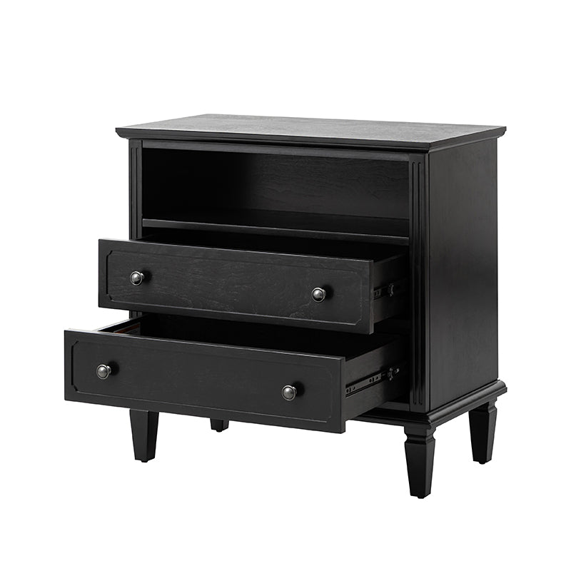Galatea 2 - Drawer Solid Wood End Table Chest(Optional Types)