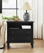 Galatea 2 - Drawer Solid Wood End Table Chest(Optional Types)