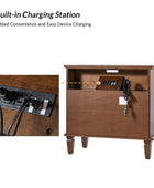 Galatea 2 - Drawer Solid Wood End Table Chest(Optional Types)