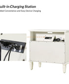 Galatea 2 - Drawer Solid Wood End Table Chest(Optional Types)