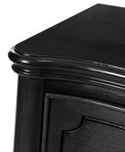 Bernhard 3-Drawer Traditional Style Nightstand Chest with Built-In Outlets