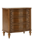 Bernhard 3-Drawer Traditional Style End Table Chest with Built-In Outlets(Optional Types)