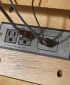 Bernhard 3-Drawer Traditional Style End Table Chest with Built-In Outlets(Optional Types)