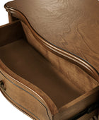 Bernhard 3-Drawer Traditional Style End Table Chest with Built-In Outlets(Optional Types)