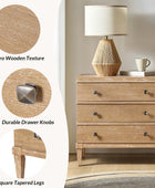 Lorenz Transitional 3-Drawer Nightstand with Charging Station(Optional Types)