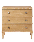 Lorenz Transitional 3-Drawer Nightstand with Charging Station(Optional Types)