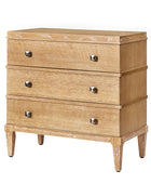 Lorenz Transitional 3-Drawer Nightstand with Charging Station(Optional Types)