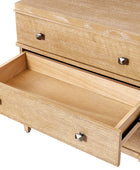 Lorenz Transitional 3-Drawer Nightstand with Charging Station(Optional Types)