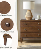 Lorenz Transitional 3-Drawer Nightstand with Charging Station(Optional Types)