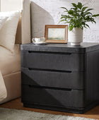 Yolanda Large 3-Drawer Nightstand with Hidden Storage