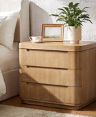 Yolanda Large 3-Drawer Nightstand with Hidden Storage