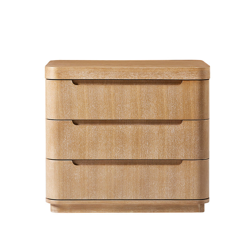 Yolanda Large 3-Drawer Nightstand with Hidden Storage