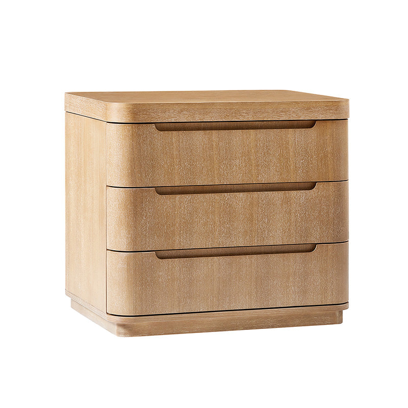 Yolanda Large 3-Drawer Nightstand with Hidden Storage