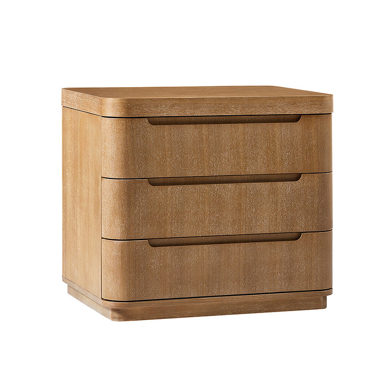 Yolanda Large 3-Drawer Nightstand with Hidden Storage(Optional Types)