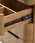 Yolanda Large 3-Drawer Nightstand with Hidden Storage(Optional Types)