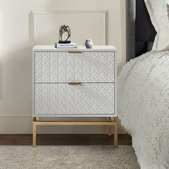 Rodolfo 25" Tall 2-Drawer Nightstand