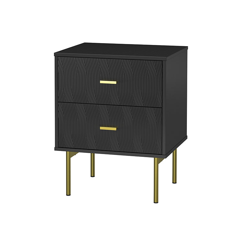 Valentiano 25.2" Tall 2-Drawer Nightstand
