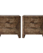 Virel Modern Marquetry Nightstand